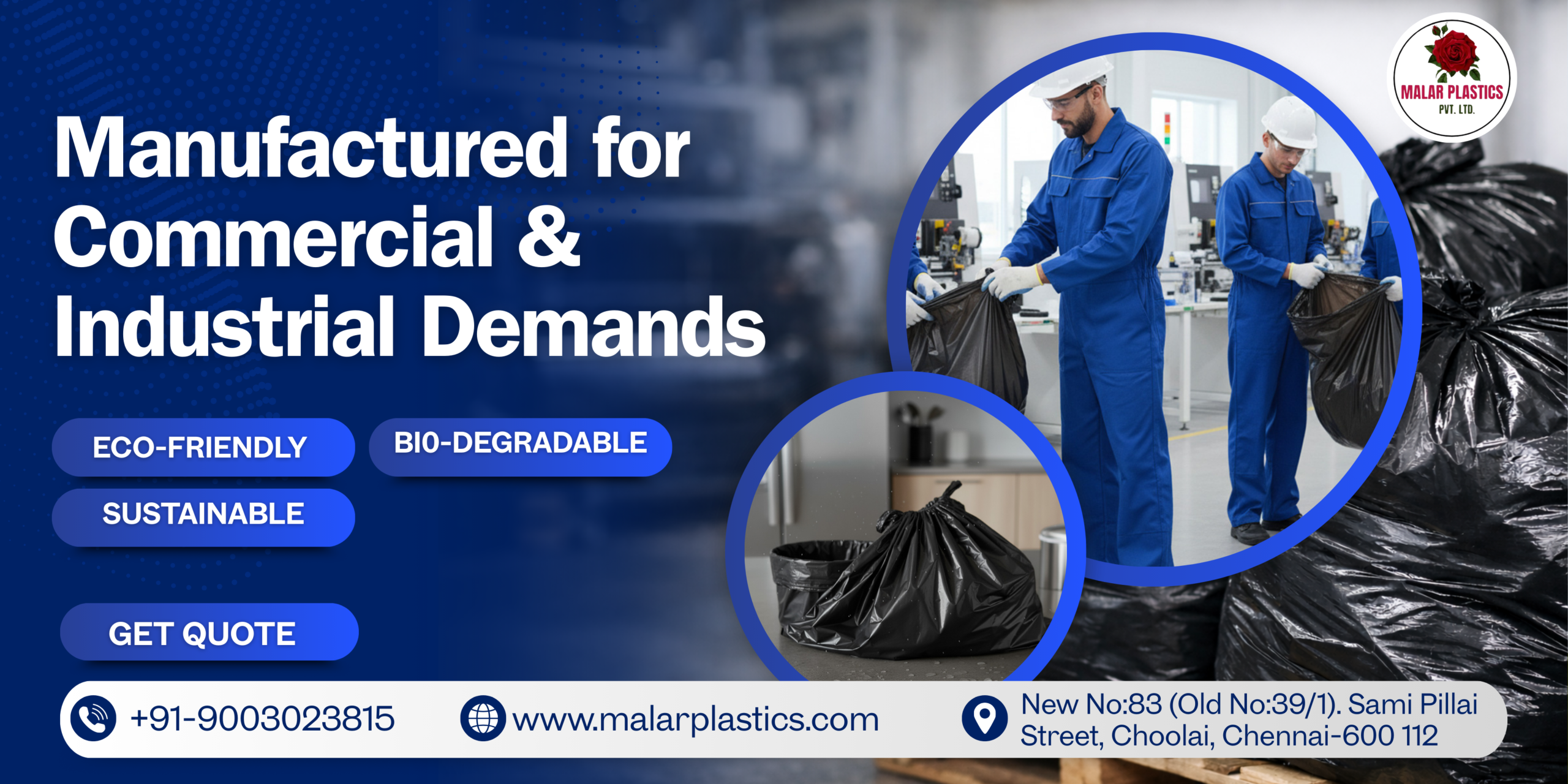 Best bulk garbage bag suppliers in Chennai 